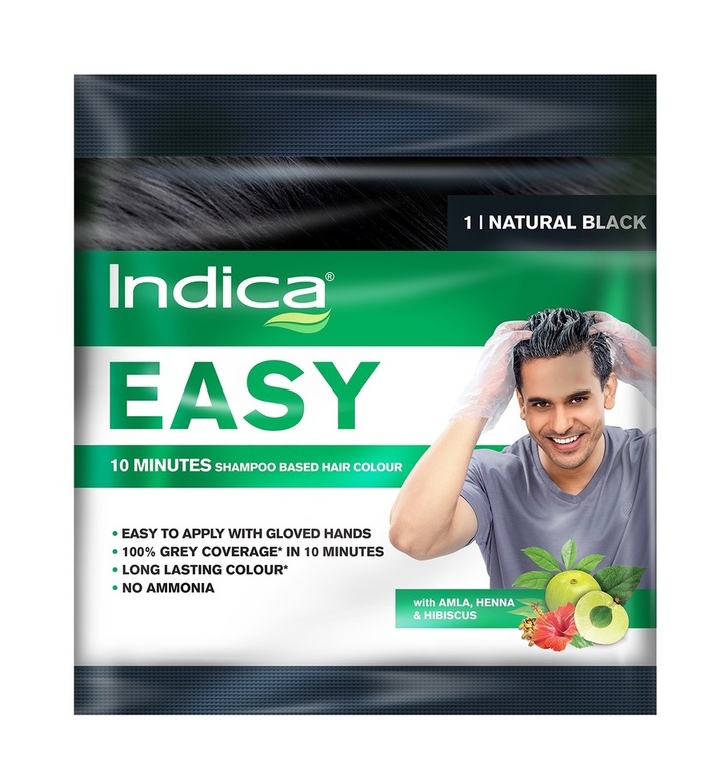 INDICA EASY HAIR COLOUR BLACK 18 ml